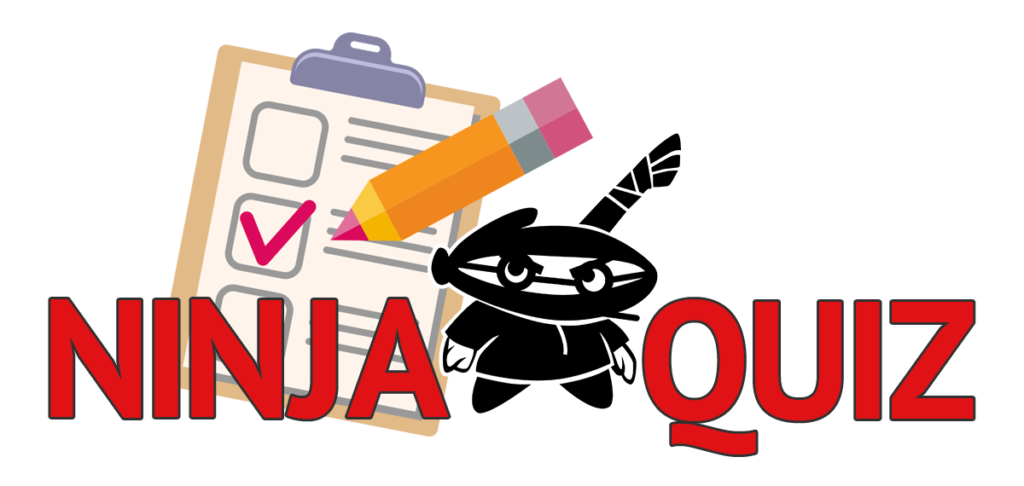 Ninja Quiz Logo, Social Media Ninjas